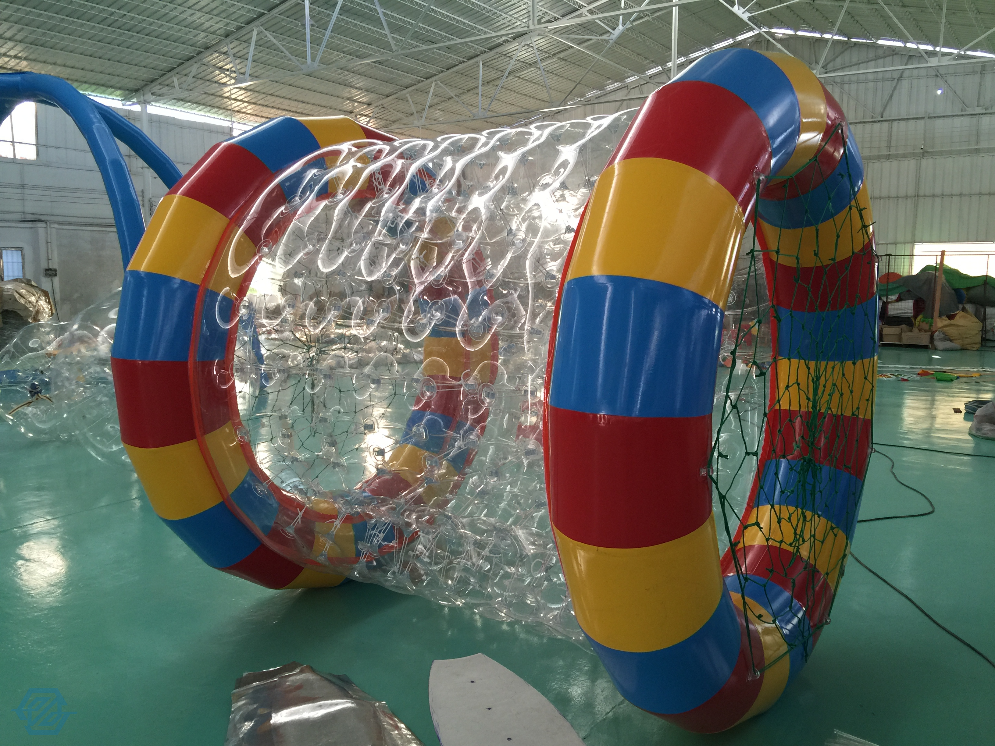 Boule gonflable de marche de l'eau, boule Zorb en PVC TPU pour parc aquatique