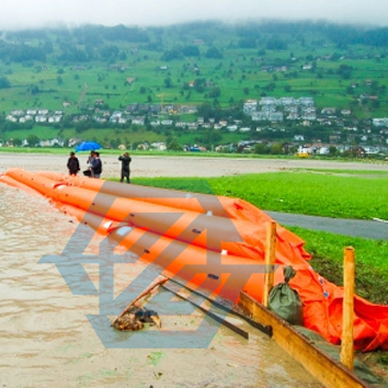 Applications des barrières de contrôle des inondations remplies d'eau