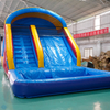 Toboggan gonflable commercial avec piscine