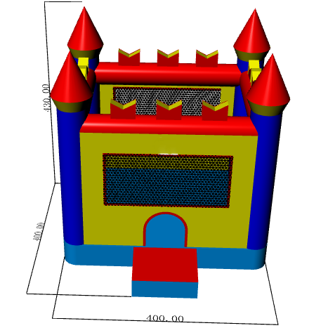 château gonflable pour jardin