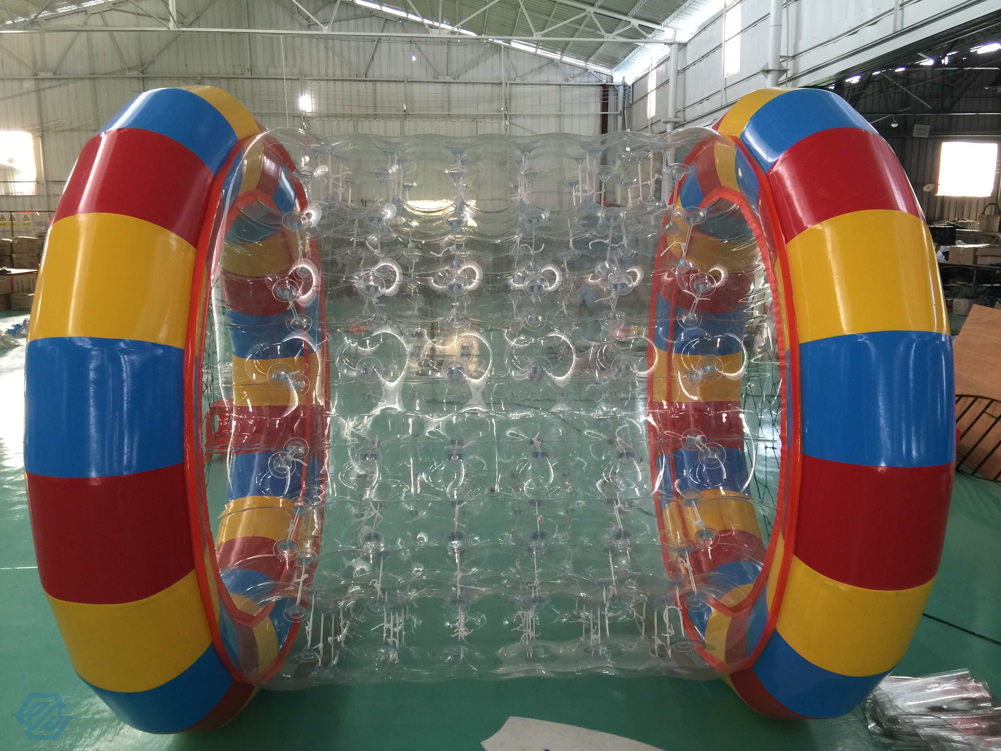 Boule gonflable de marche de l'eau, boule Zorb en PVC TPU pour parc aquatique